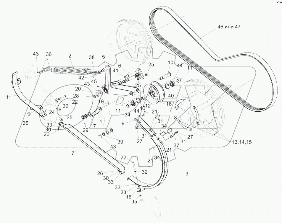 Привод наклонной камеры КЗК 0125000