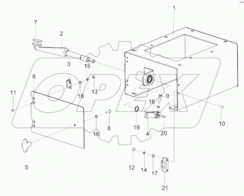 Кронштейн КЗК-7-0119350А