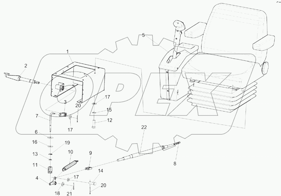 Установка сиденья КЗК-12-0119290Б