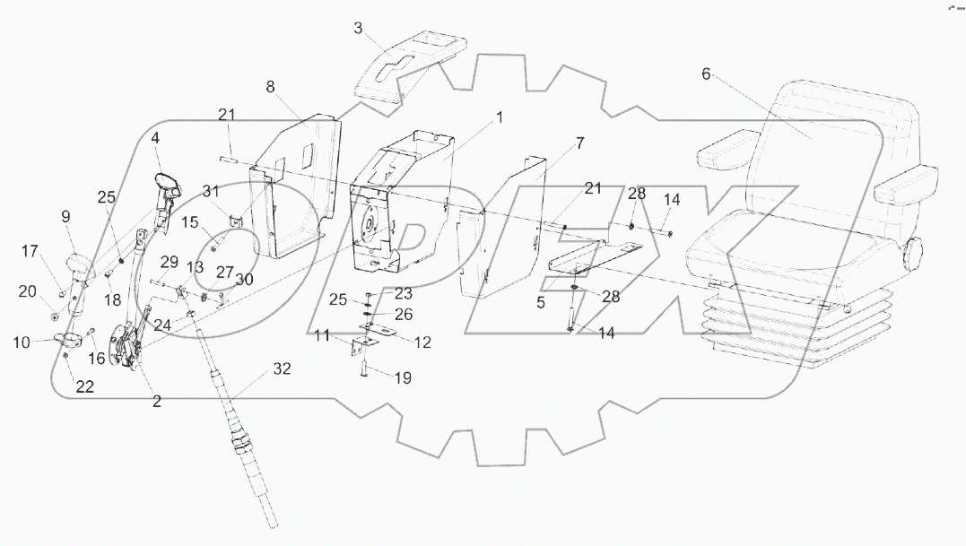 Сиденье КЗК-12-0119290Б