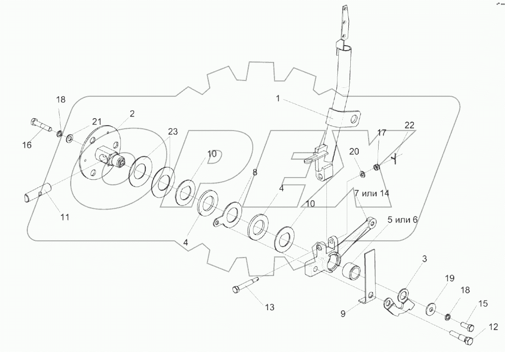 Рычаг КЗК-12-0119920Б