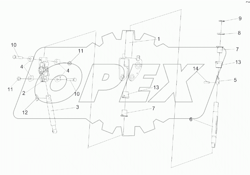 Привод управления КЗС 0119600