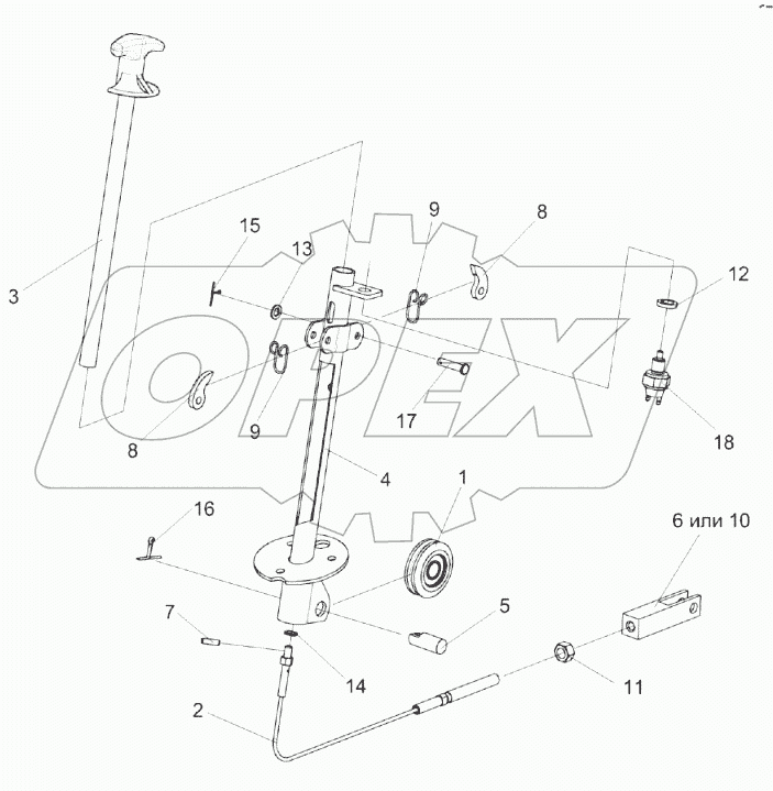 Колонка привода УЭС 0300710