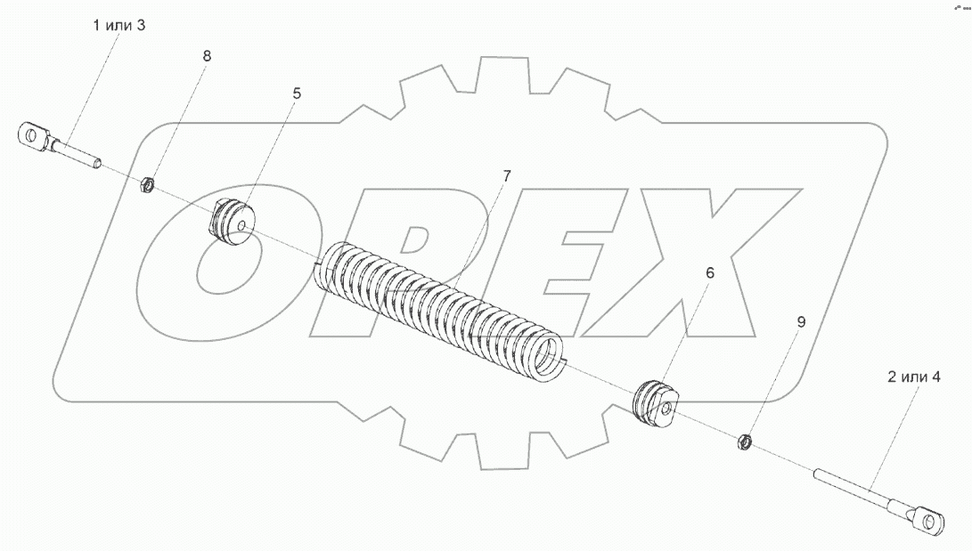 Пружина КЗК 0125050