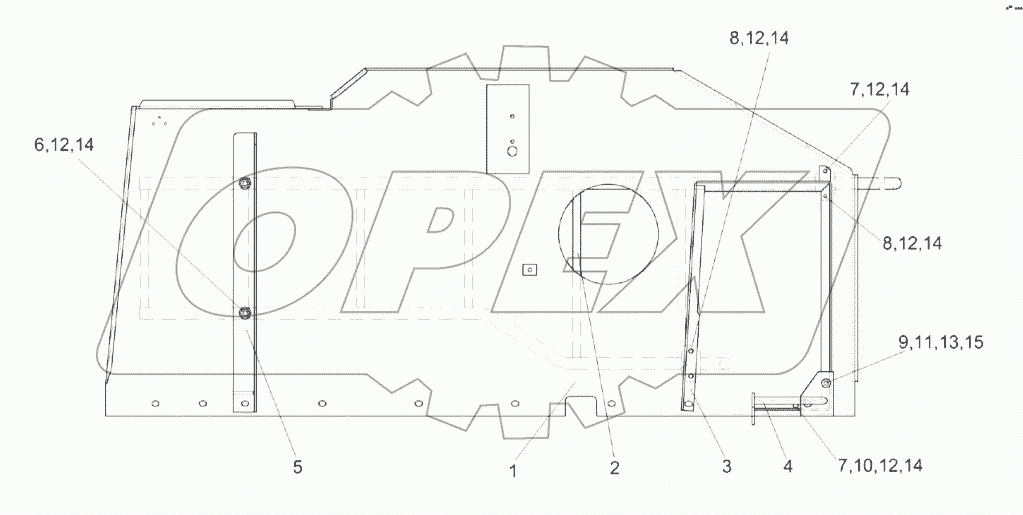 Панель КЗК-8К-0128260