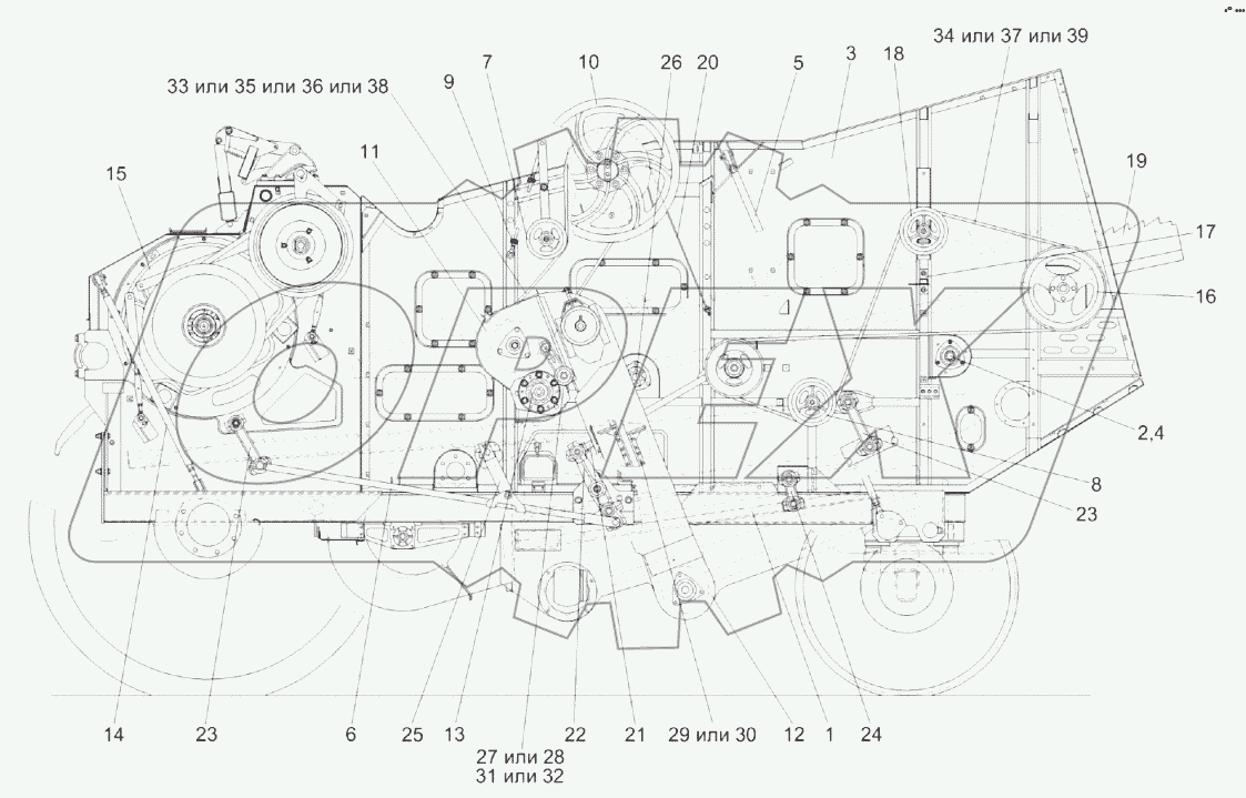Очистка КВК-8К-0202000 (вид слева)