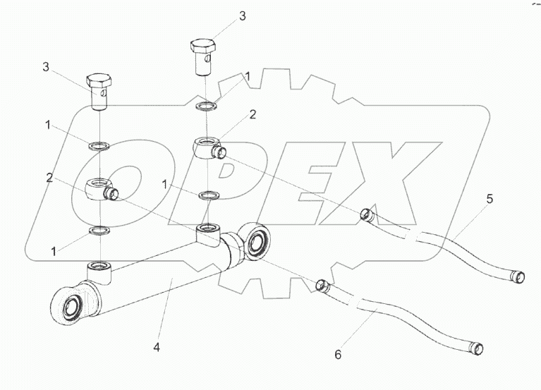 Гидроцилиндр КЗК 0602060-02
