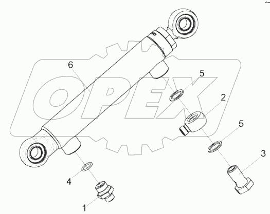 Гидроцилиндр КЗК-8-0602500