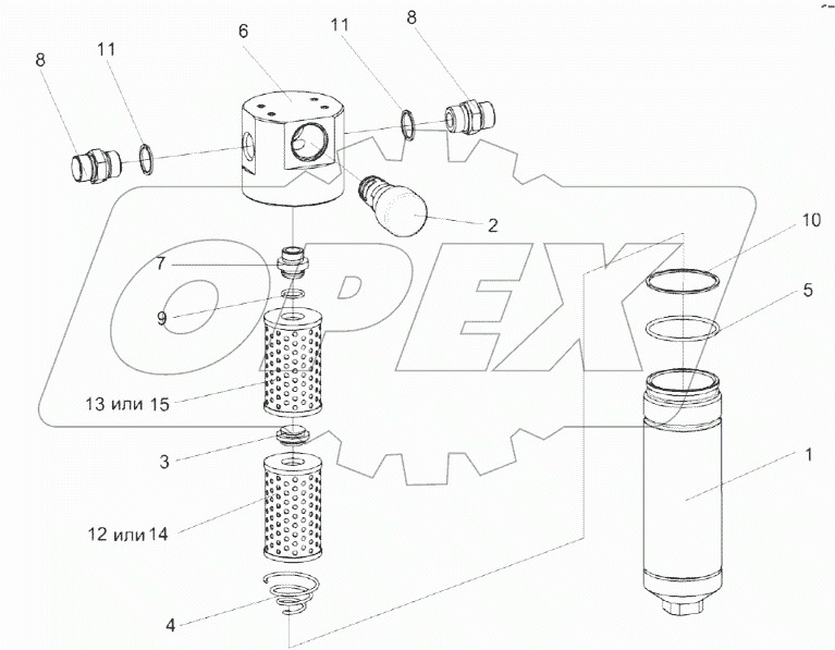 Фильтр напорный КЗК-12-0602570