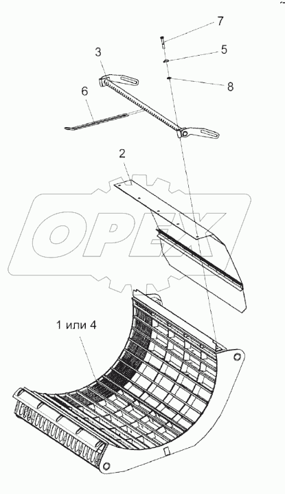 Подбарабанье КЗК 0103000
