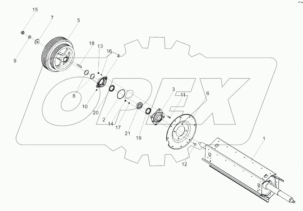 Битер отбойный КЗК 0105000