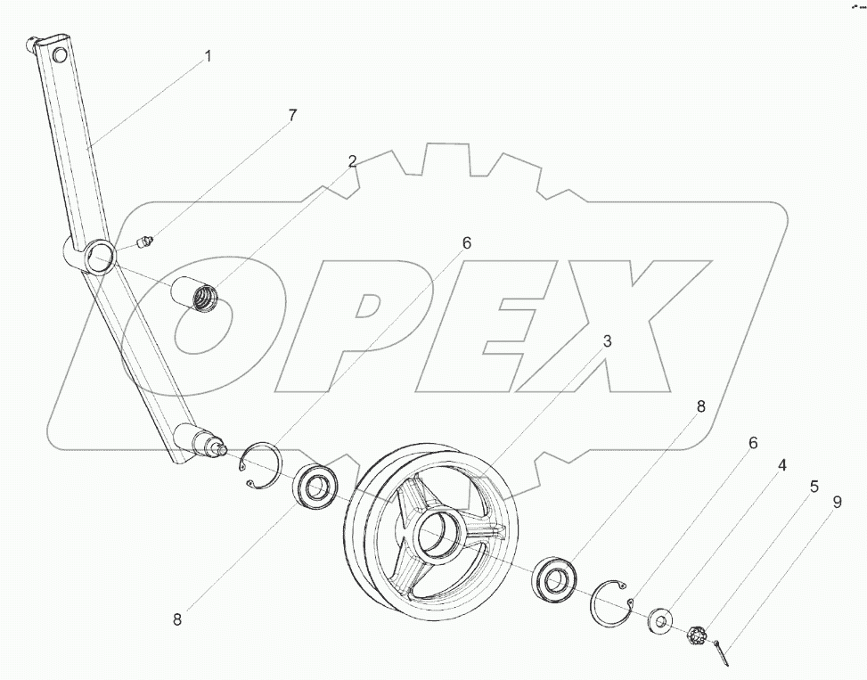 Рычаг КЗК 0202400В