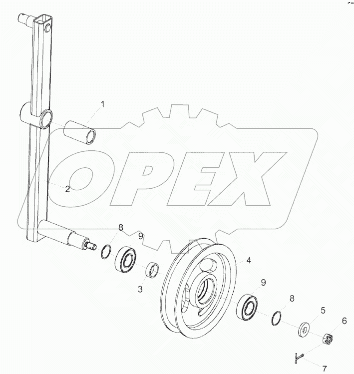 Рычаг КЗК 0202420Б