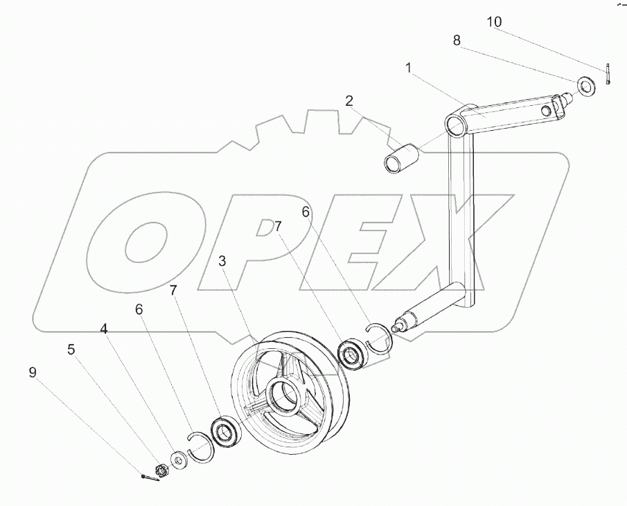 Рычаг КЗК 0202440В