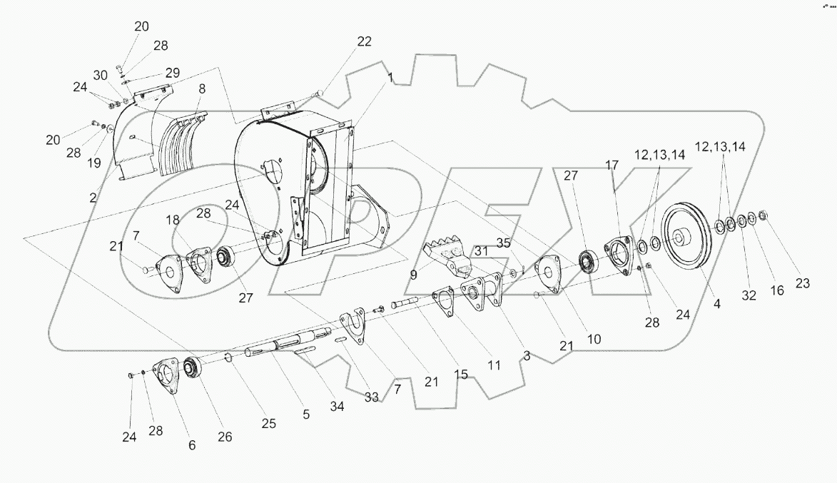 Устройство домолачивающее КЗК 0207000В