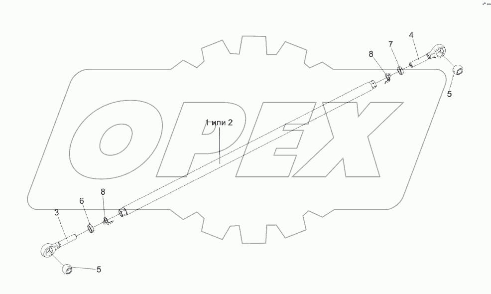 Тяги КЗК-8-0100560 и КЗК-10-0100560