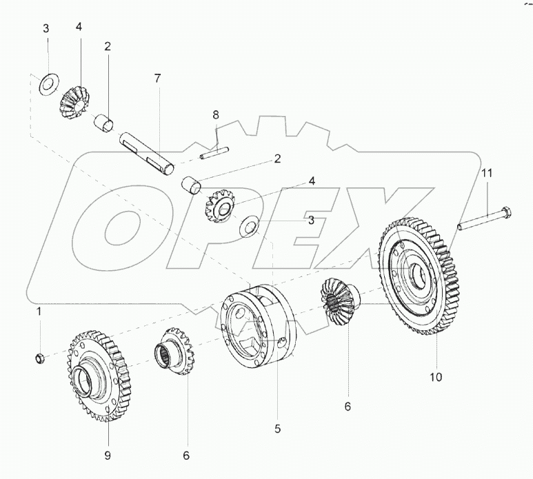 Дифференциал 3518020-43190