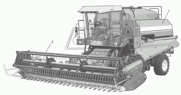 Комбайн зерноуборочный самоходный КЗС-812 КЗК-8-0000000