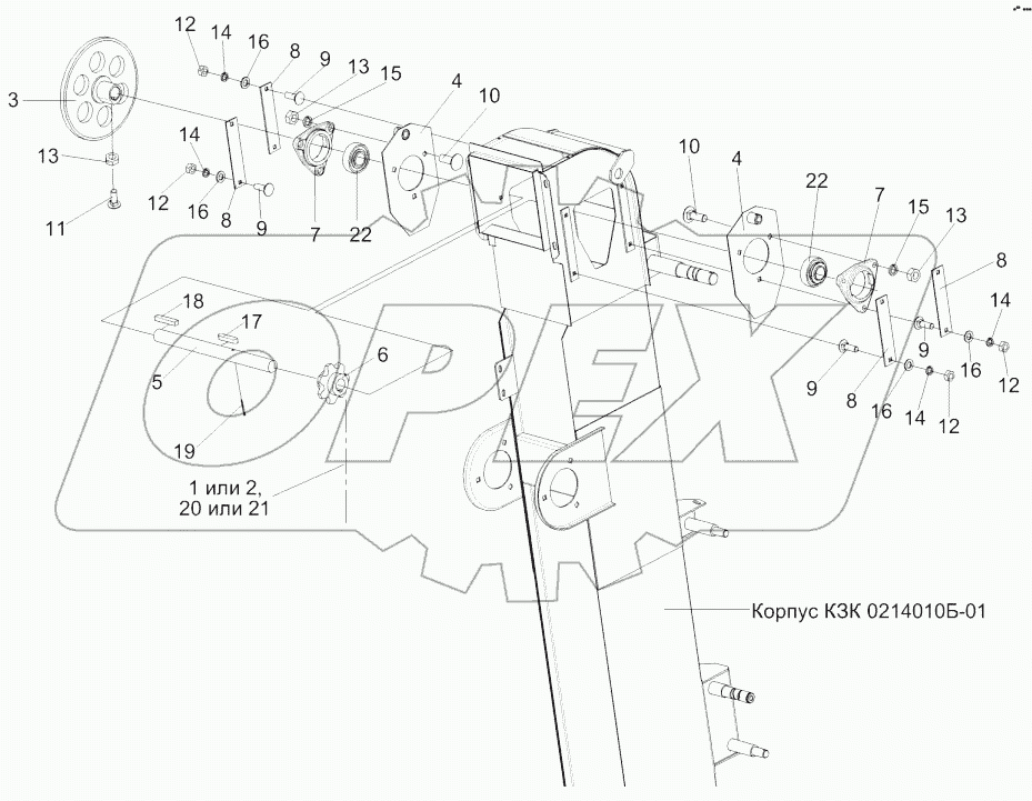Элеватор зерновой КЗК 0214000Б-01