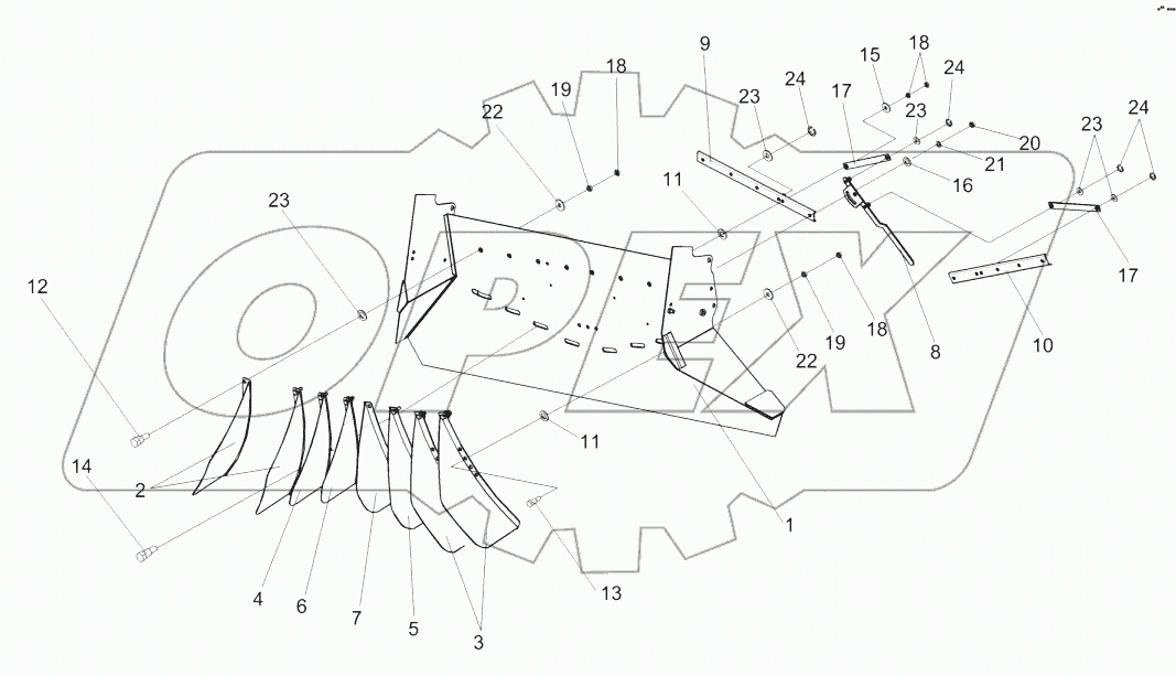 Дефлектор КЗК-8-0290320