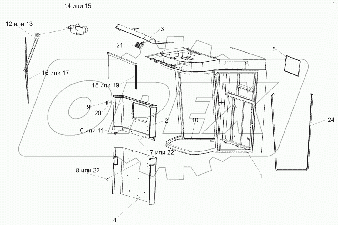 Кабина КЗК-12-0120000-01