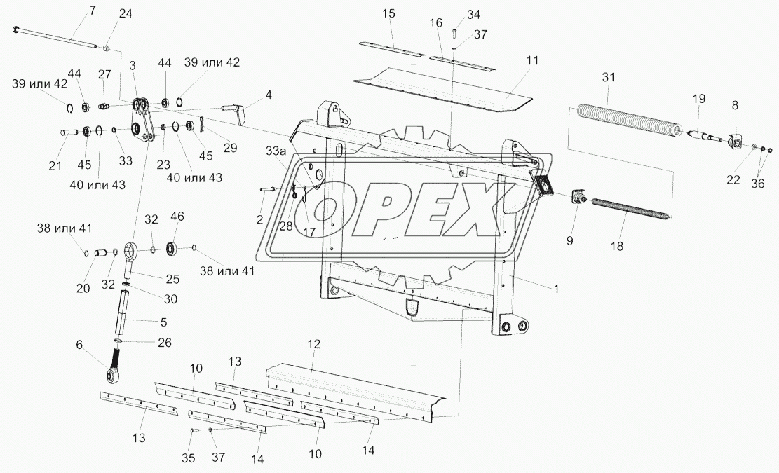 Рамка переходная КЗК 1780000А 1