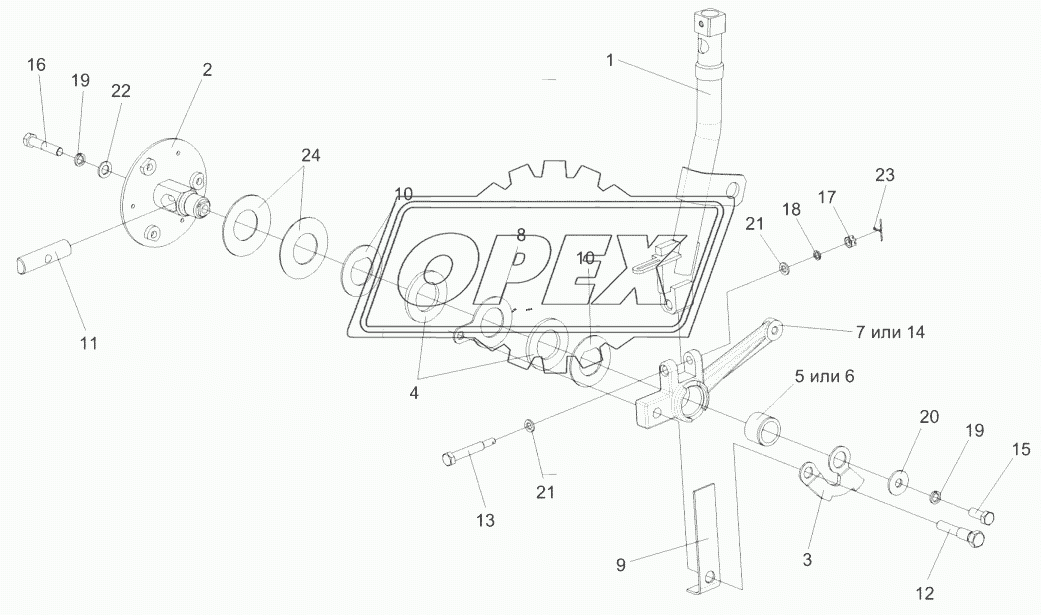 Рычаг КЗК-12-0119920А