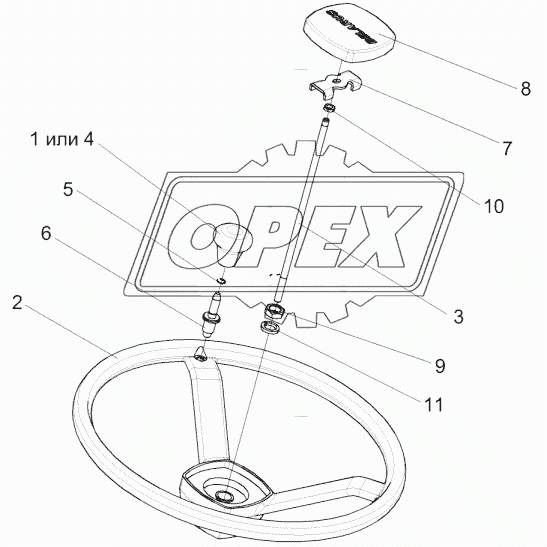 Колесо рулевое УЭС 0302560
