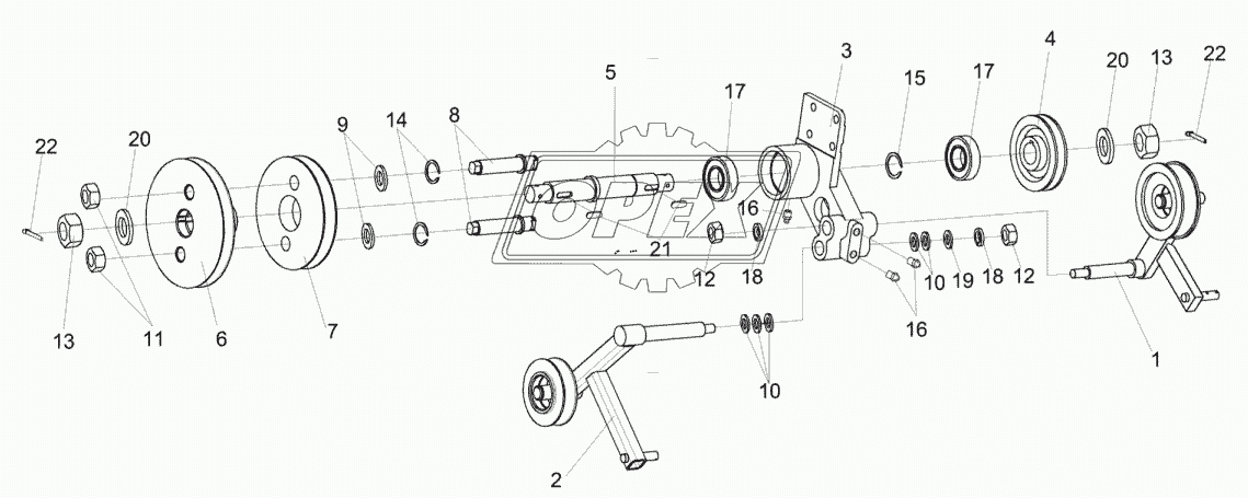 Контрпривод КЗК 0112080А