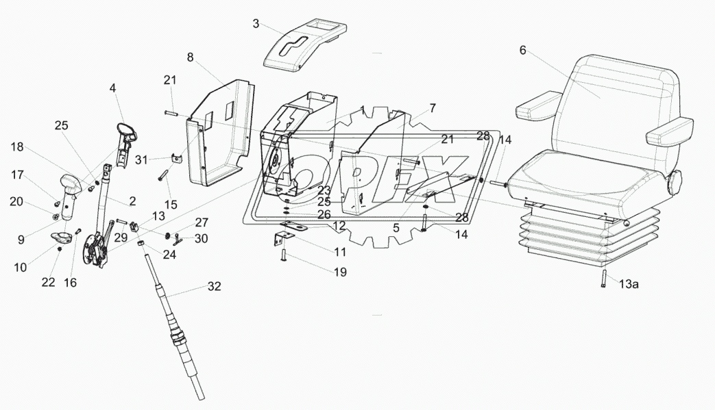 Сиденье КЗК-12-0119290Б