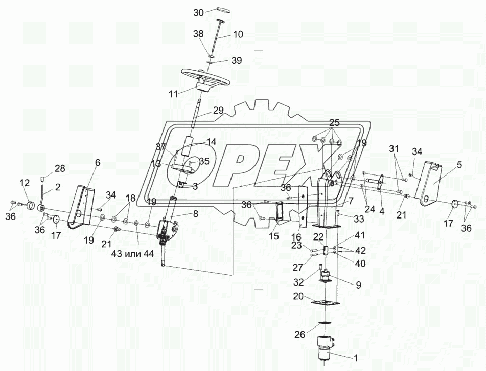 Рулевая колонка КВС-1-0129230-01