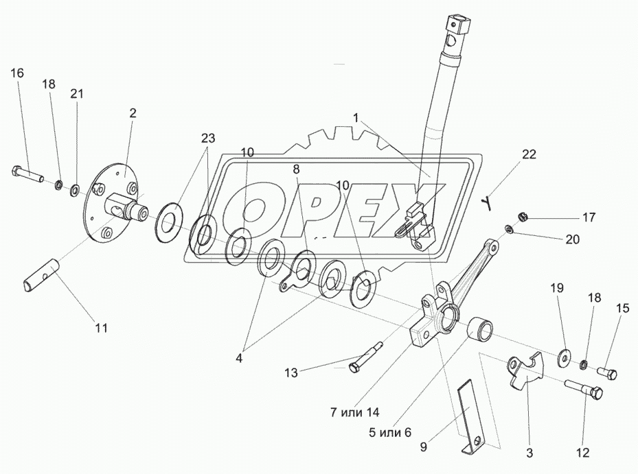 Рычаг КЗК-12-0119920А