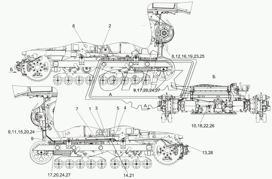 Установка трубопроводов КЗК-812-0119250