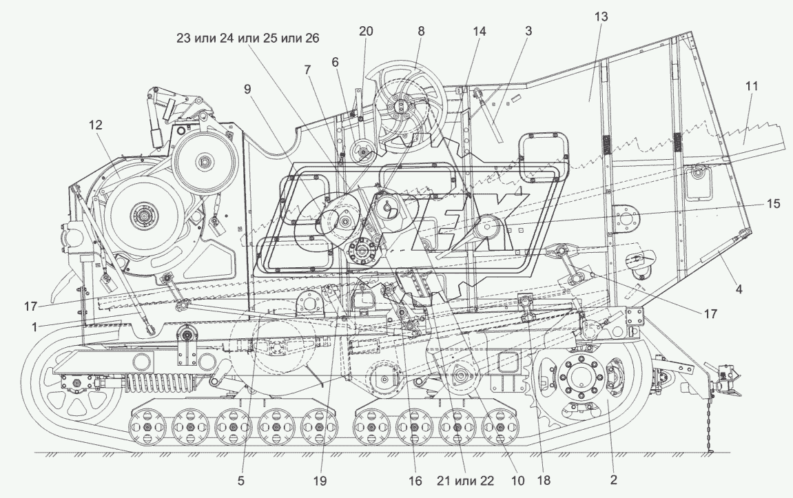 Очистка КЗК-812-0202000-01 (вид слева)