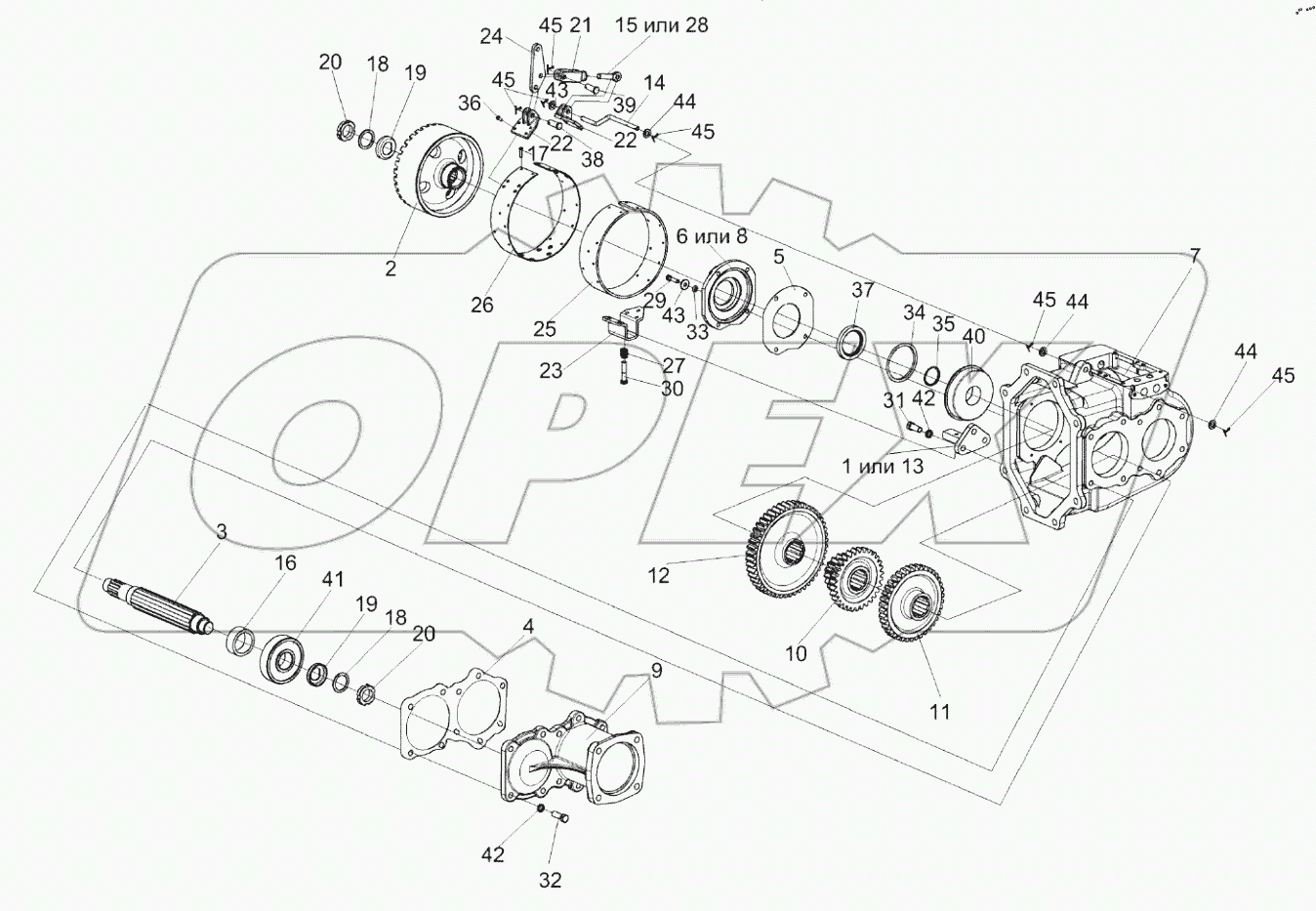  Коробка передач КГС 0107020
