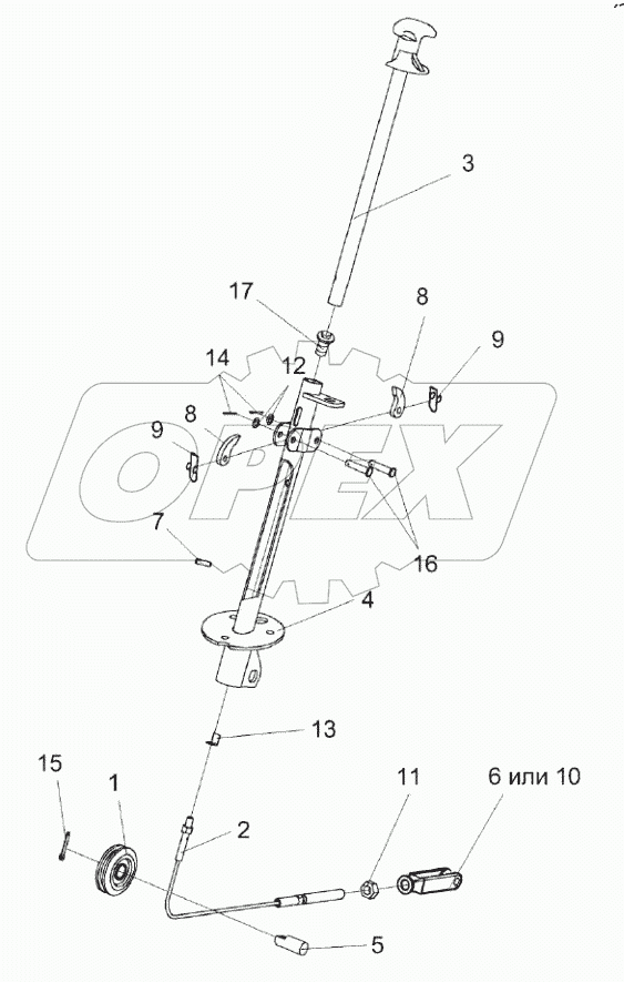  Колонка привода УЭС 0300710