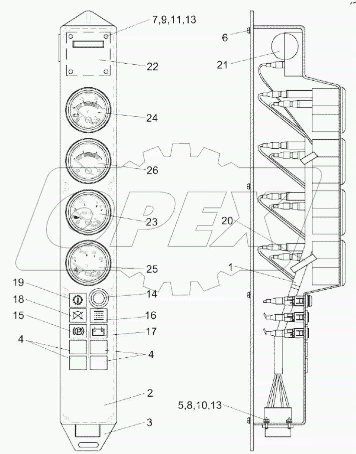  Пульт контроля КПС-4-0119100