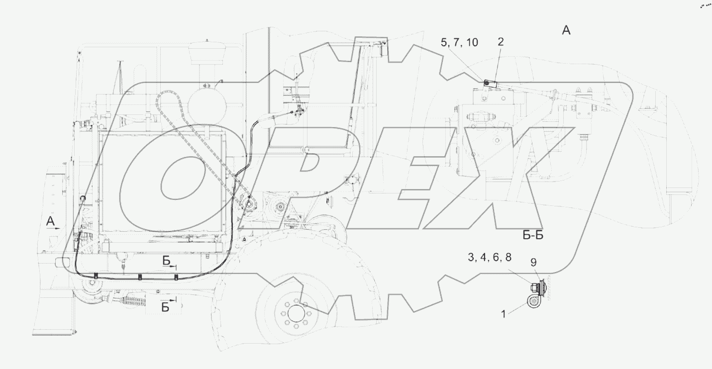 Установка троса ГСТ КПС-4-0119620