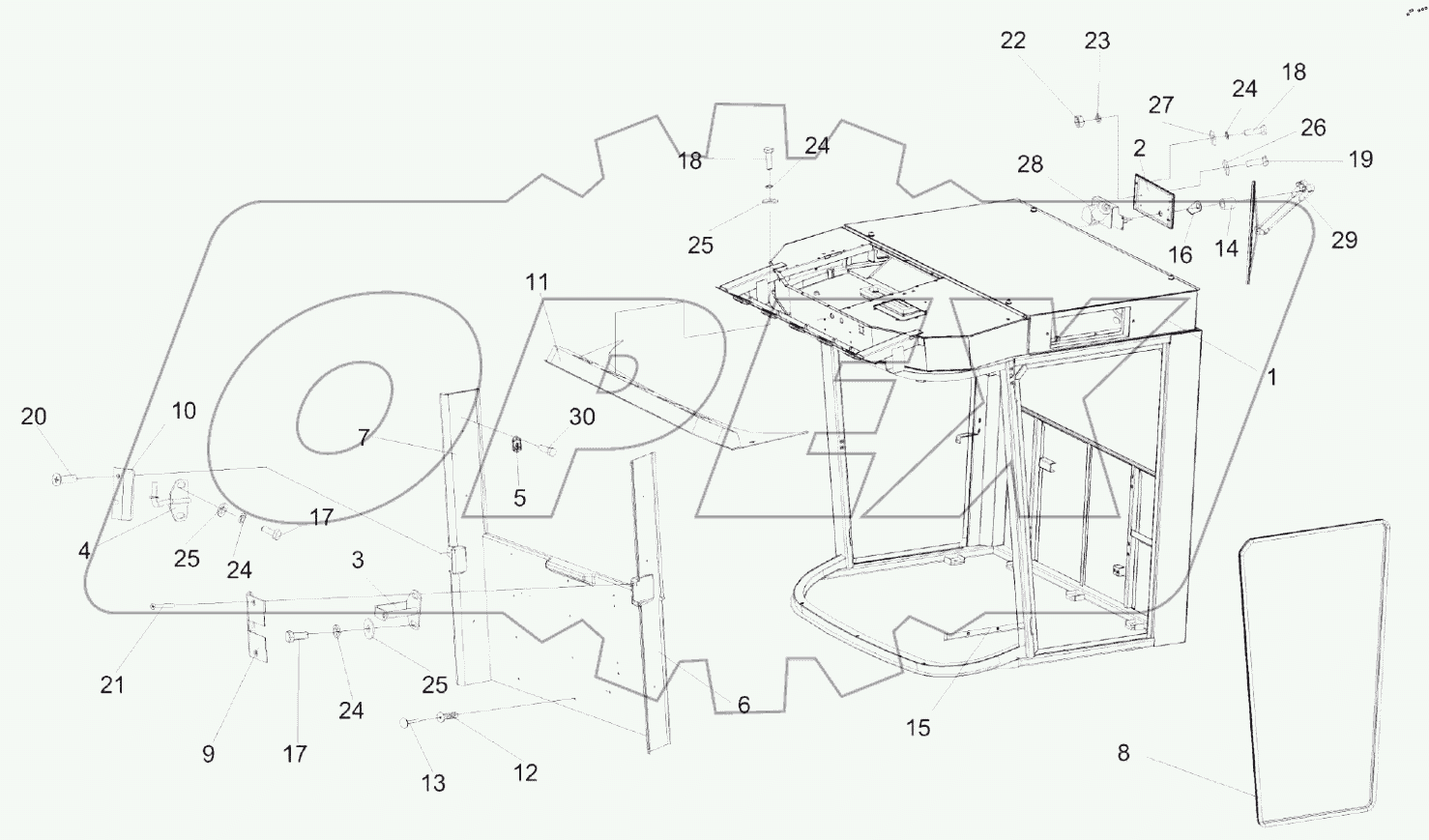  Кабина КП-4-0120010