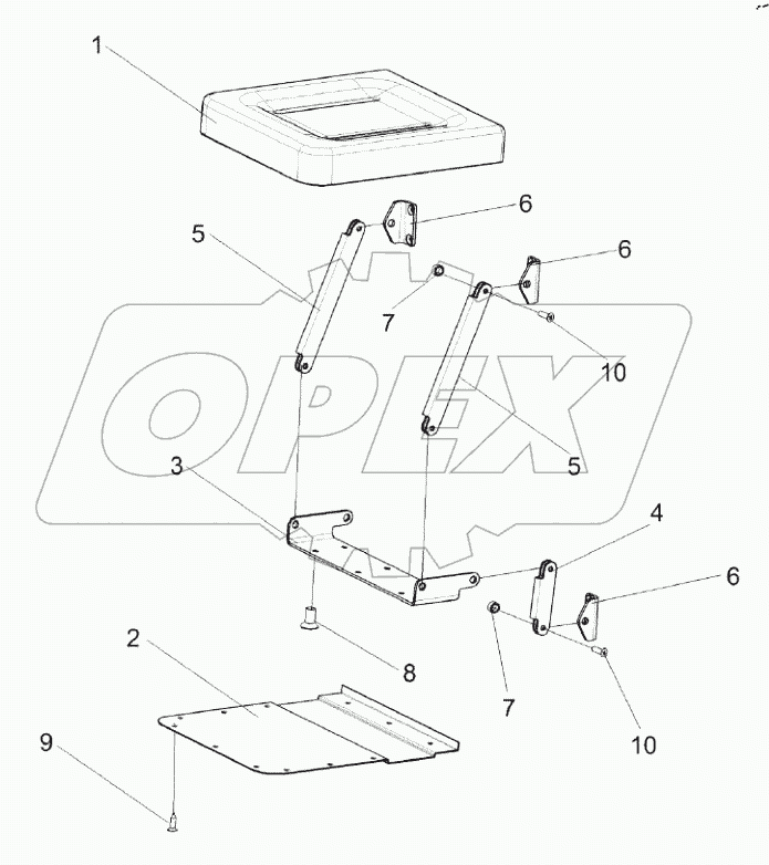  Сиденье дополнительное КВС-1-0129660