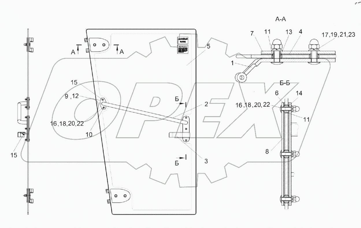  Дверь КЗК-3219-0120130