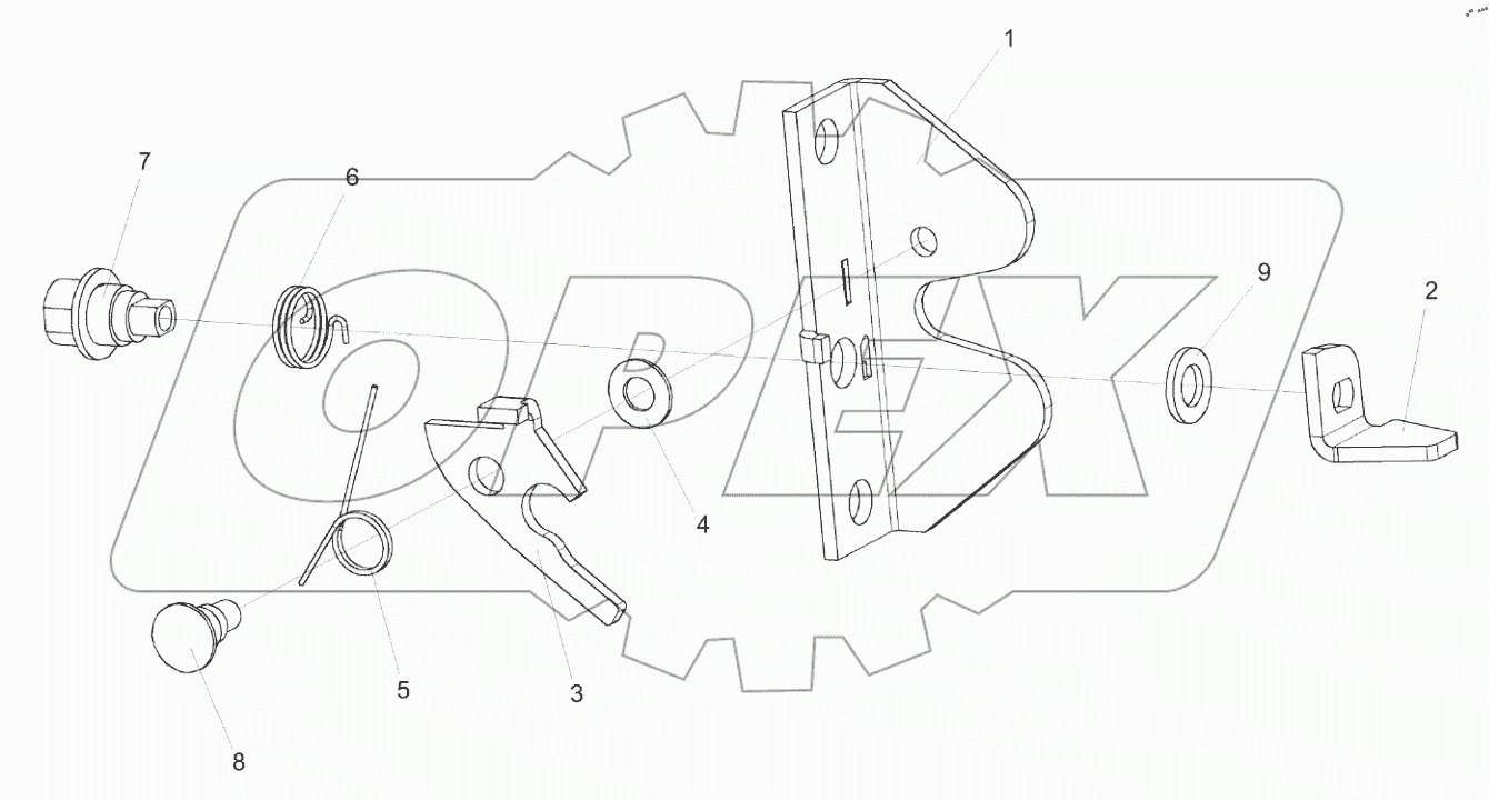  Замок КВС-1-0160240