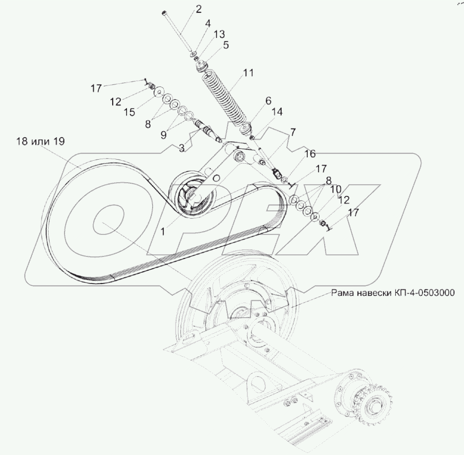  Привод початкоотделителя КПС-4-0125400А