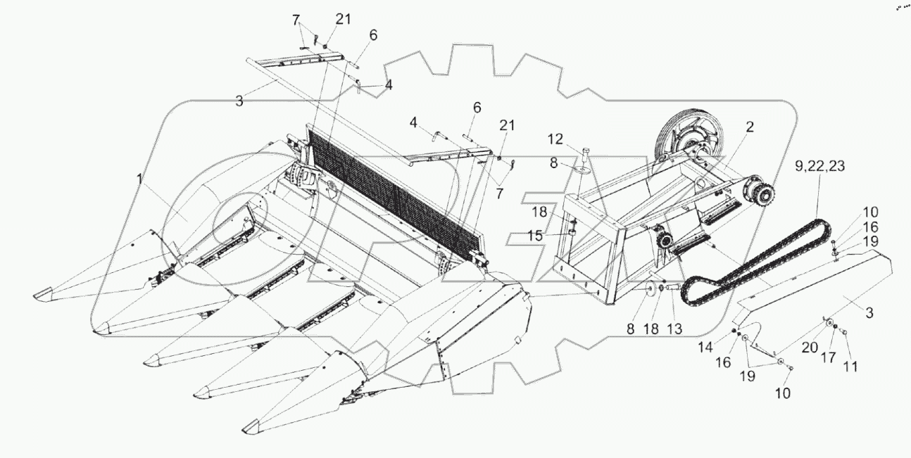 Установка початкоотделителя КП-4-0500000