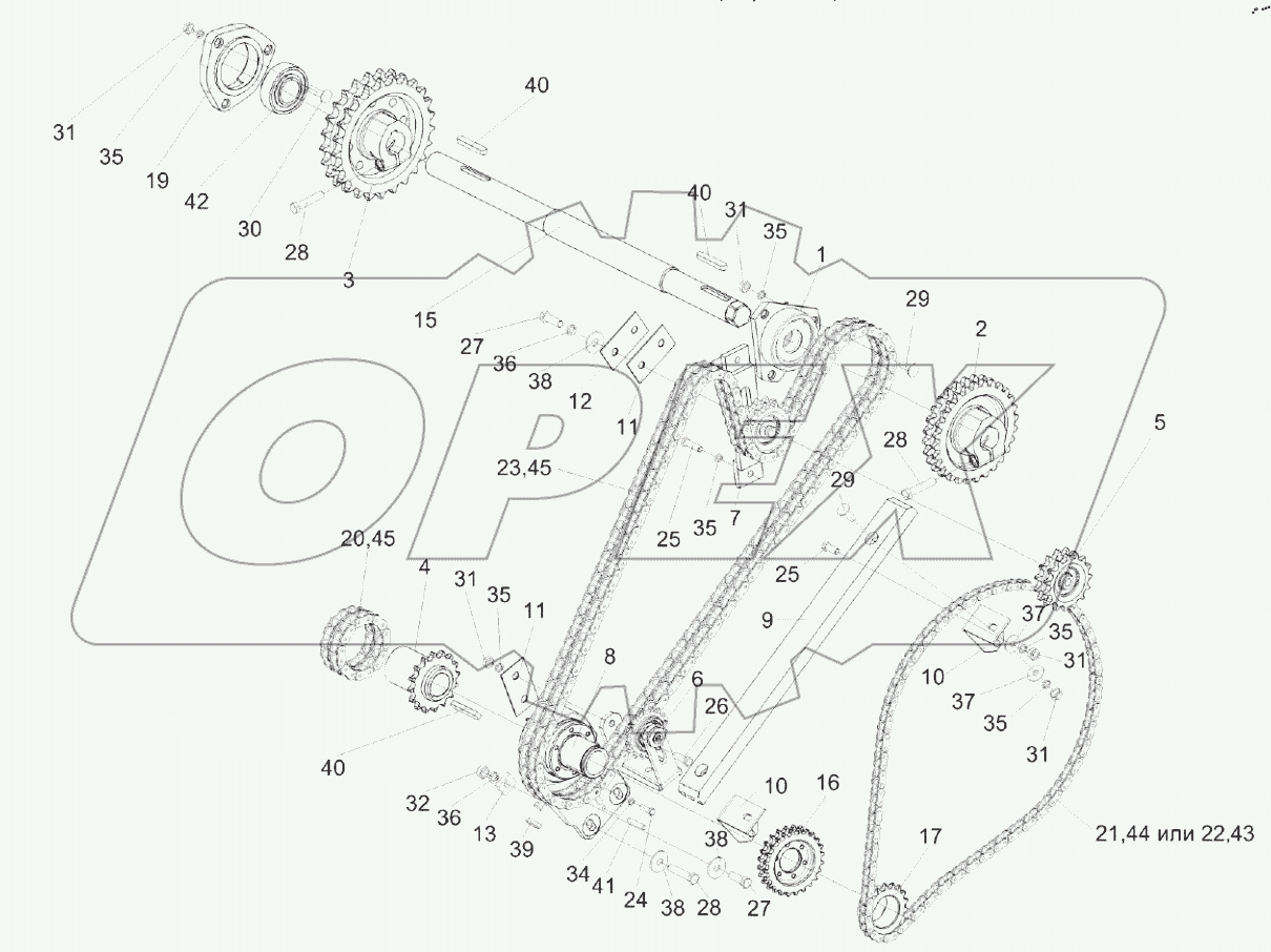  Початкоотделитель КП-4-0500100 (привод початкоотделителя)