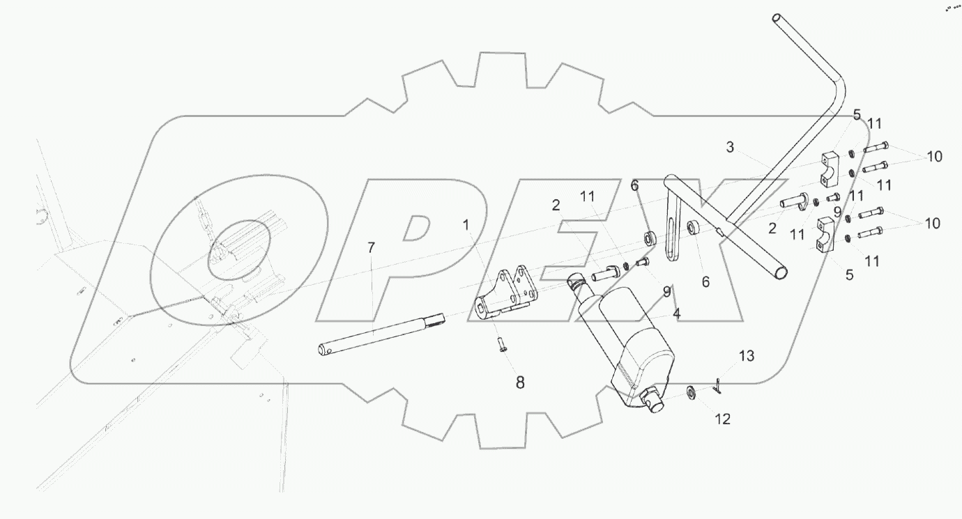  Установка электромеханизма КП-4-0535000А