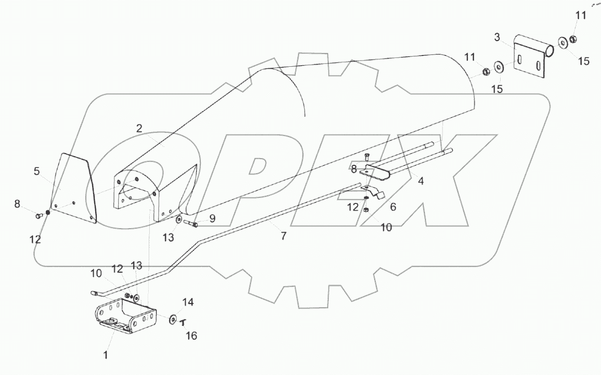  Кожух боковой КПС-5-0508230