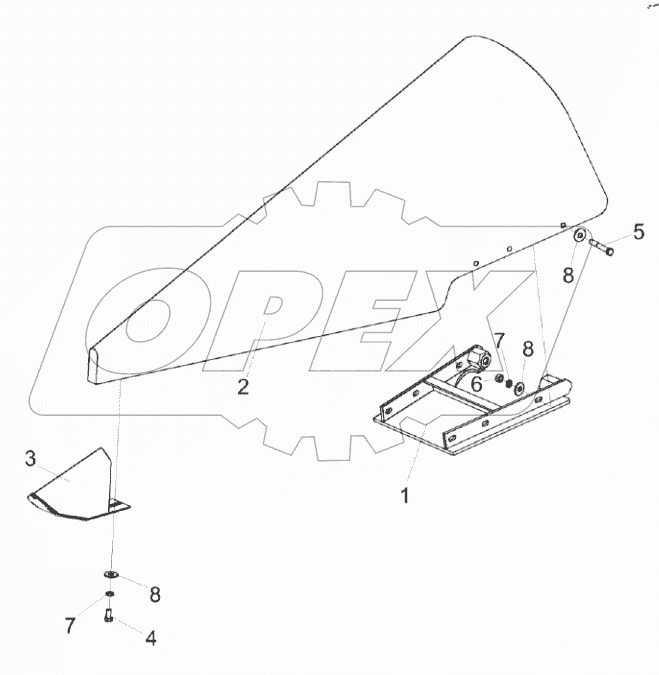  Носок правый КПС-5-0508250