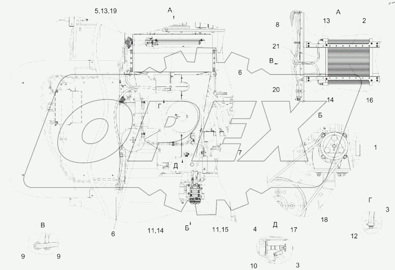  Установка оборудования кондиционера КП-4-0121010