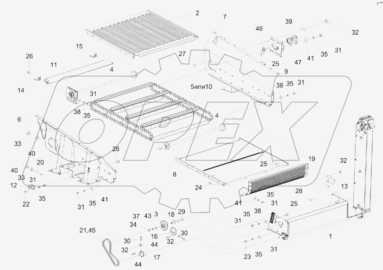  Транспортер оберток КП-4-0102290Б